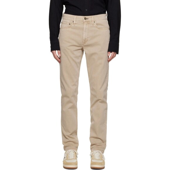 rag & bone Men's Fit 2 Slim Fit Jeans in Beige Size 31 - Picture 8 of 8